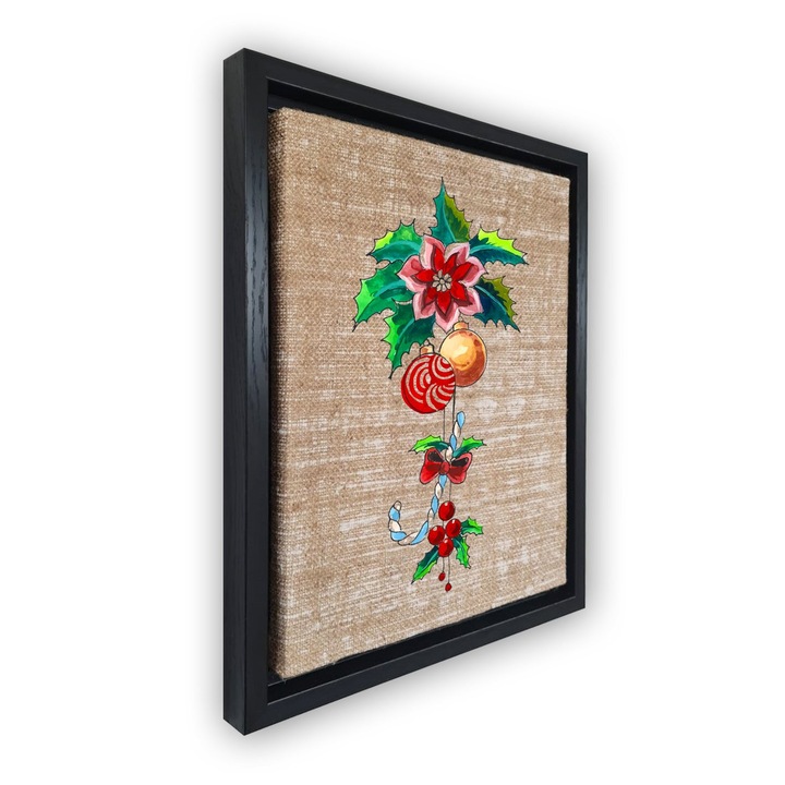 Dekoratív festmény kerettel, Wallity, 47x67cm, velúr vászon, digitális nyomtatás