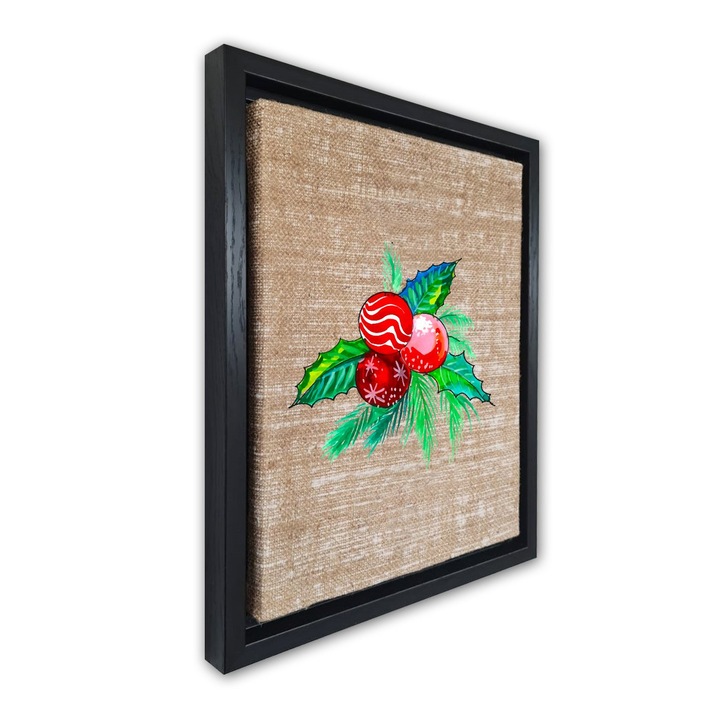 Dekoratív festmény kerettel, Wallity, 47x67cm, velúr vászon, digitális nyomtatás