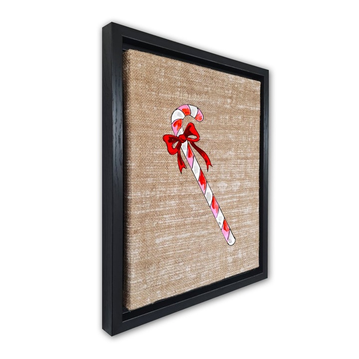 Dekoratív festmény kerettel, Wallity, 36x46cm, velúr vászon, digitális nyomtatás