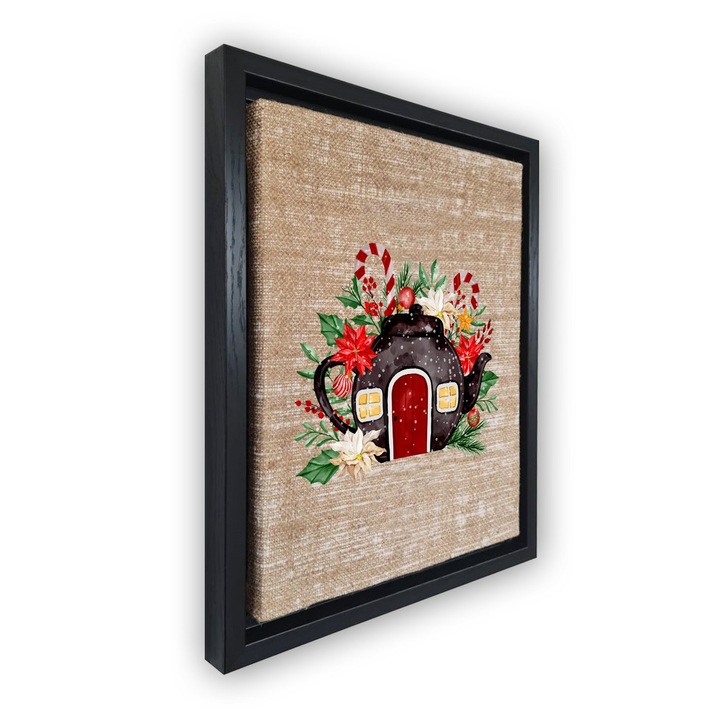 Dekoratív festmény kerettel, Wallity, 47x67cm, velúr vászon, digitális nyomtatás