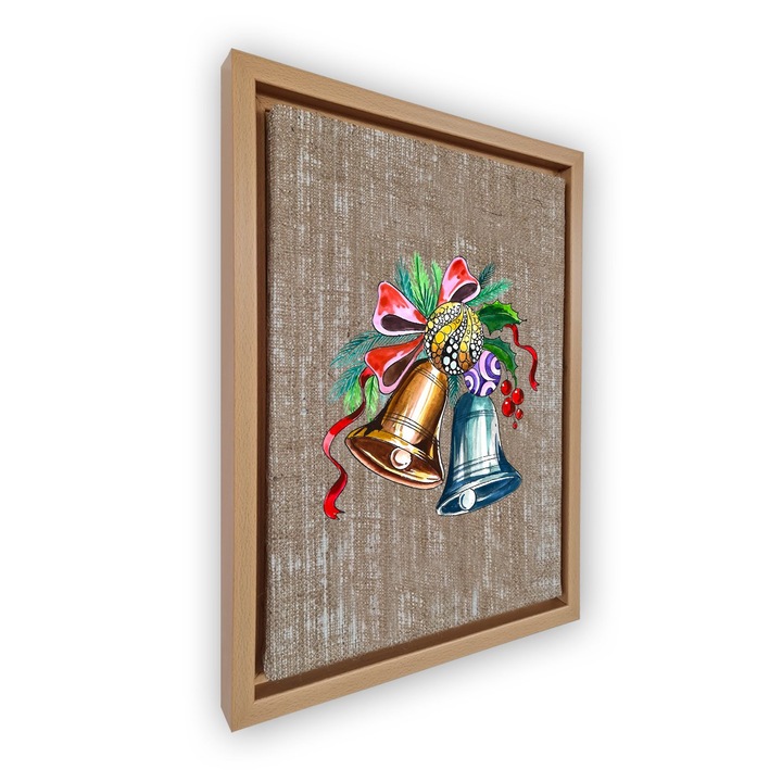 Dekoratív festmény kerettel, Wallity, 47x67cm, velúr vászon, digitális nyomtatás