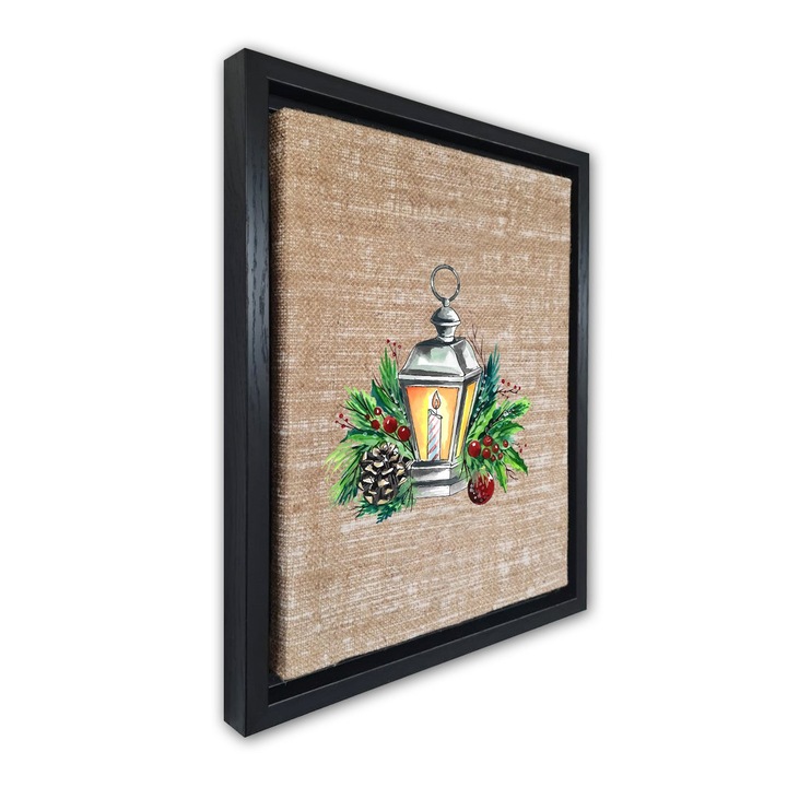 Dekoratív festmény kerettel, Wallity, 47x67cm, velúr vászon, digitális nyomtatás