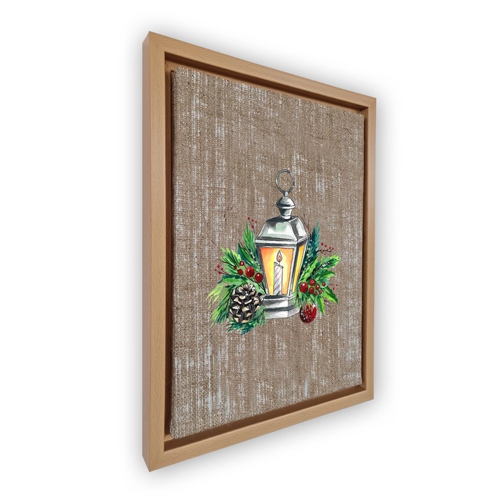 Dekoratív festmény kerettel, Wallity, 47x67cm, velúr vászon, digitális nyomtatás