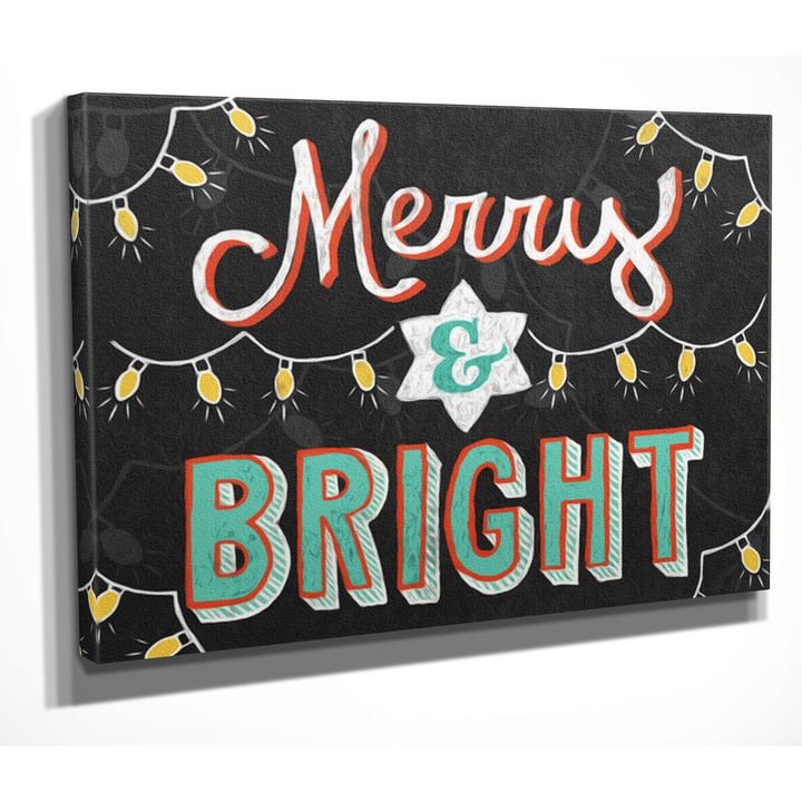 Dekoratív festmény, Wallity, 30x40cm, 100% vászon, 3cm fa keret