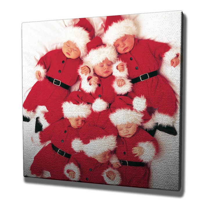 Dekoratív festmény, Wallity, 45x45cm, 100% vászon, 3cm fa keret