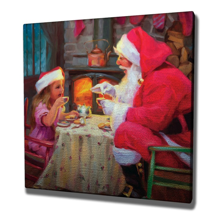 Dekoratív festmény, Wallity, 45x45cm, 100% vászon, 3cm fa keret