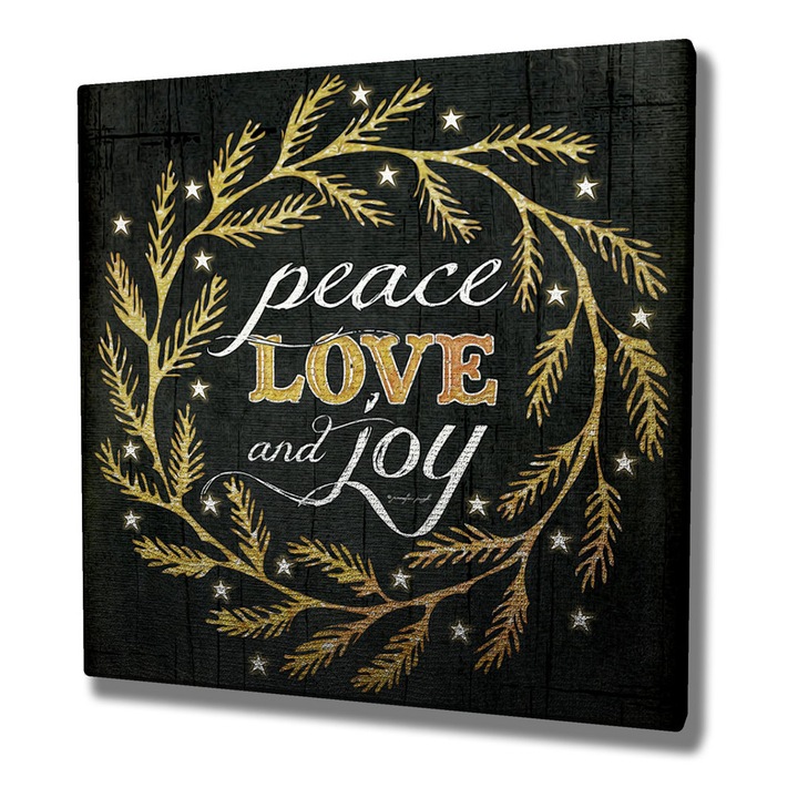 Dekoratív festmény, Wallity, 45x45cm, 100% vászon, 3cm fa keret