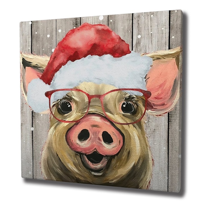 Dekoratív festmény, Wallity, 45x45cm, 100% vászon, 3cm fa keret