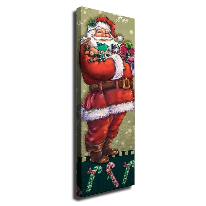 Dekoratív festmény, Wallity, 30x80cm, 100% vászon, 3cm fa keret