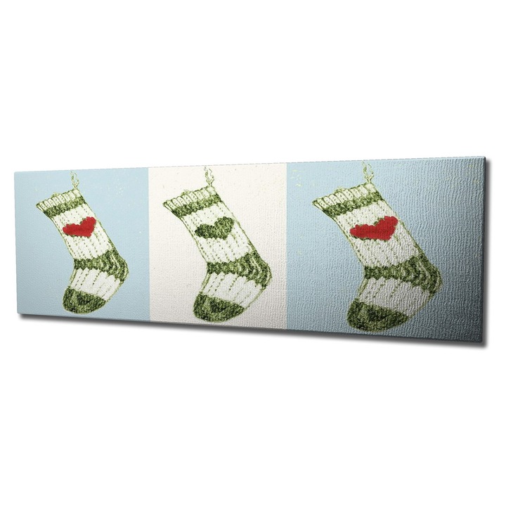 Dekoratív festmény, Wallity, 30x80cm, 100% vászon, 3cm fa keret