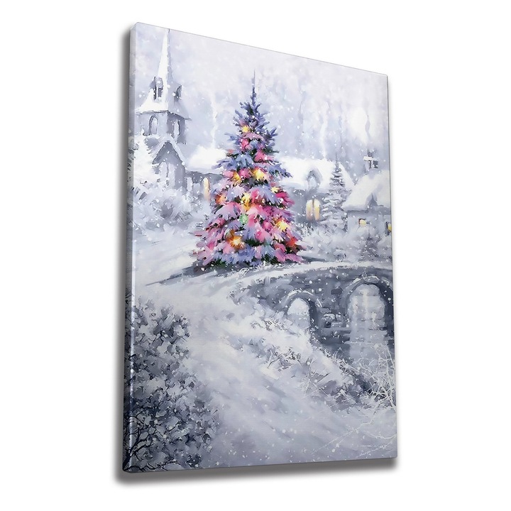 Dekoratív festmény, Wallity, 70x100cm, 100% vászon, 3cm fa keret