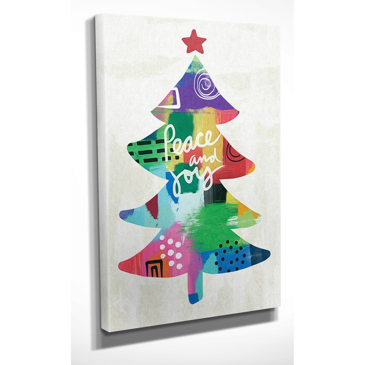 Dekoratív festmény, Wallity, 30x40cm, 100% vászon, 3cm fa keret