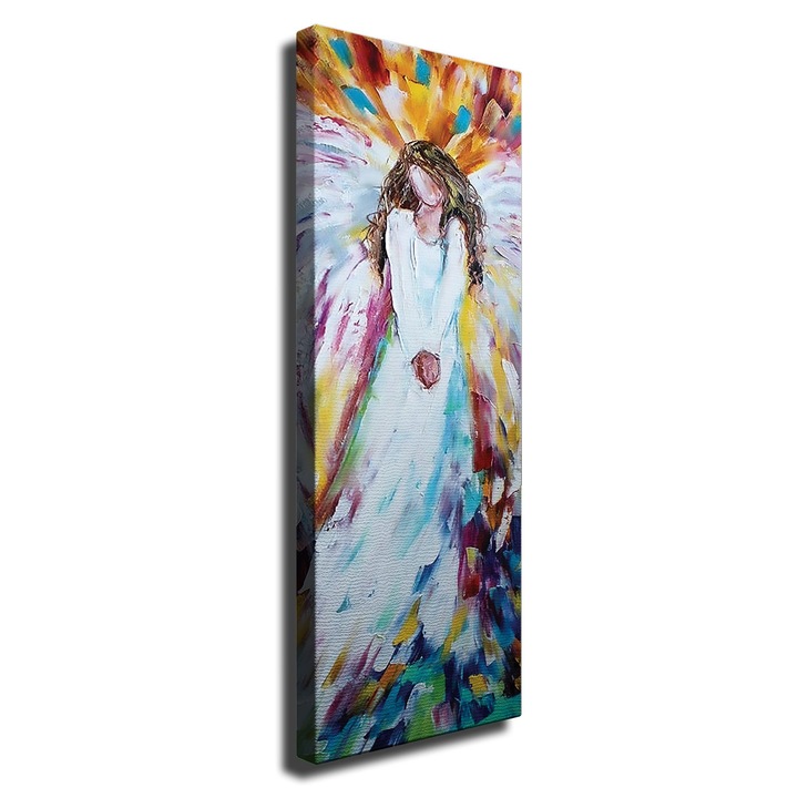 Dekoratív festmény, Wallity, 30x80cm, 100% vászon, 3cm fa keret