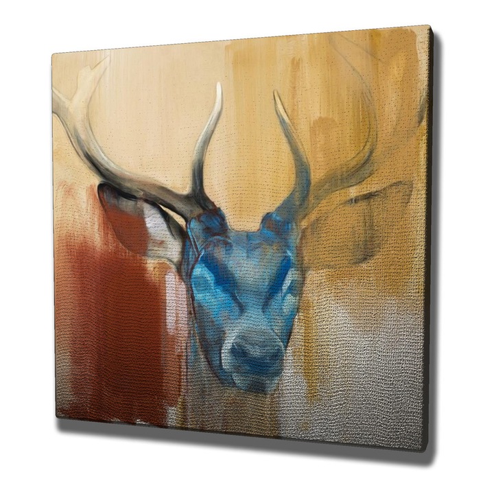 Dekoratív festmény, Wallity, 45x45cm, 100% vászon, 3cm fa keret