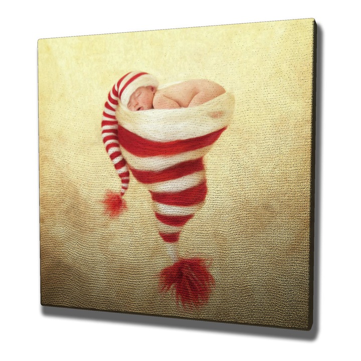 Dekoratív festmény, Wallity, 45x45cm, 100% vászon, 3cm fa keret