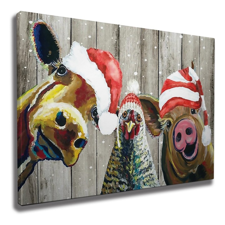 Dekoratív festmény, Wallity, 70x100cm, 100% vászon, 3cm fa keret