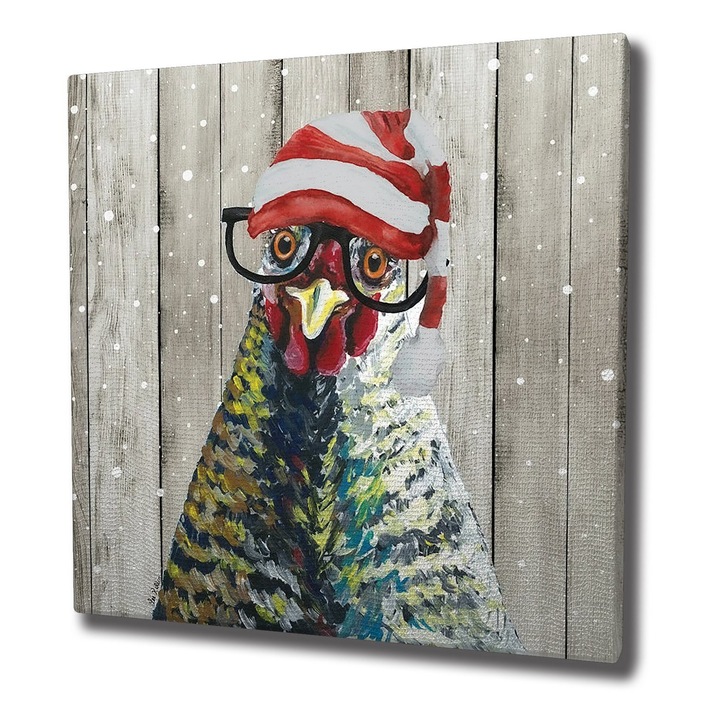 Dekoratív festmény, Wallity, 45x45cm, 100% vászon, 3cm fa keret