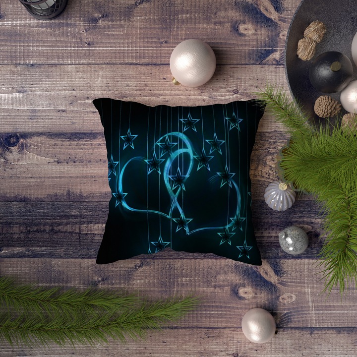 Fata de perna Xmas, 43x43cm bumbac poliester