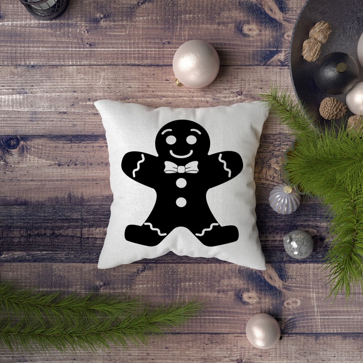 Fata de perna, Xmas, 43x43cm