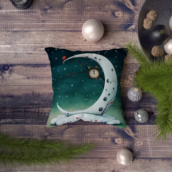 Fata de perna, Xmas, 43x43cm, imprimeu digital