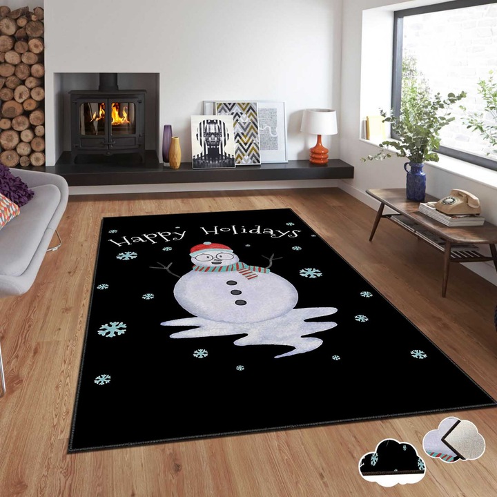 Covor, Xmas, 120x180cm, poliester, imprimeu digital