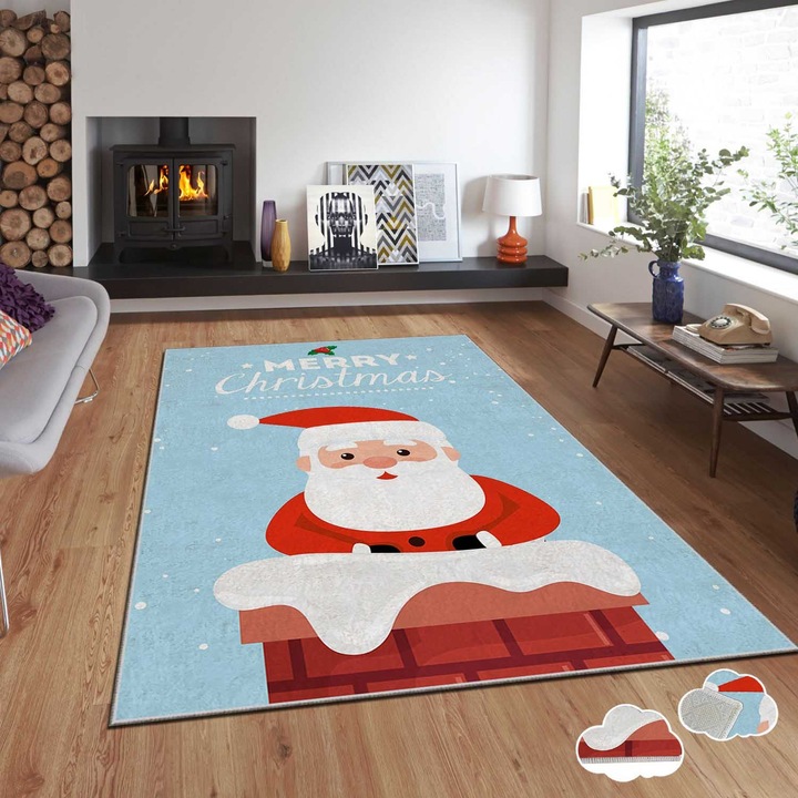 Covor, Xmas, 180x280cm, multicolor, spuma laminata, imprimeu digital