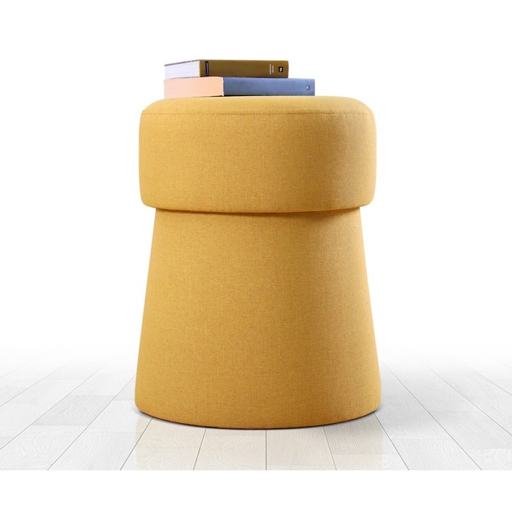 Atelier Del Kanapészék, ortopédiai habszivacs, sárga, 50x40x50cm