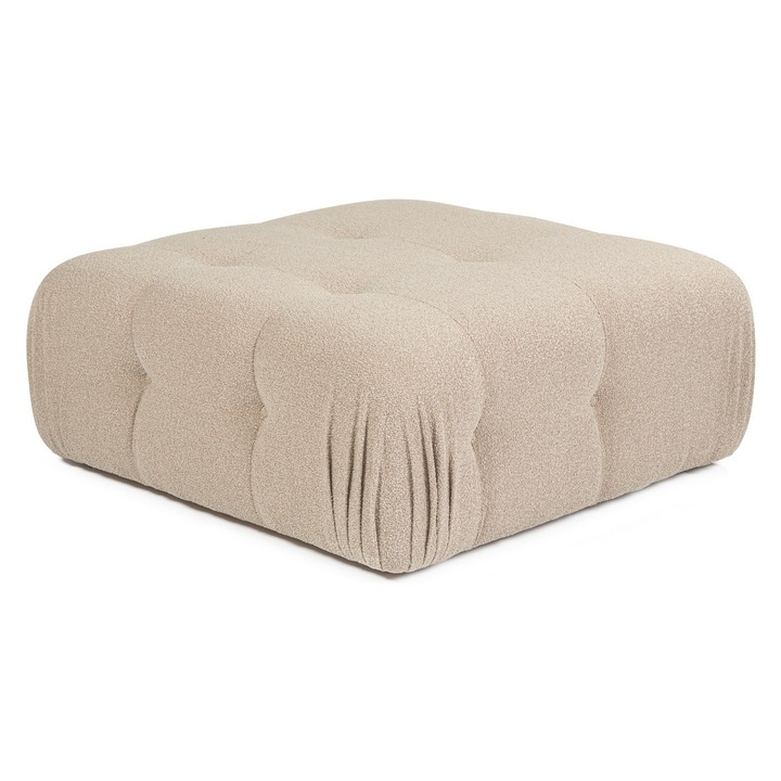 Taburet, Atelier Del Sofa, 105x105x45cm, material poliester, bej
