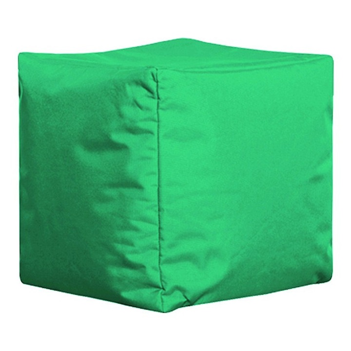Fotoliu puf Atelier Del Sofa, verde, 45x45x45cm, impermeabil, reciclat