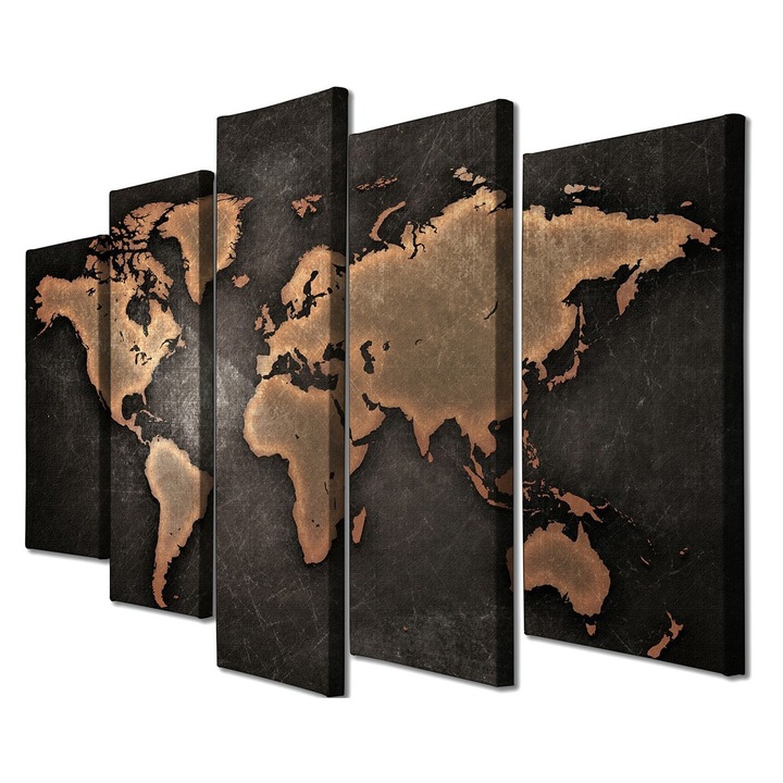 Dekoratív festmények, Wallity, 5 darabos készlet, digitális nyomtatás, 100x60cm