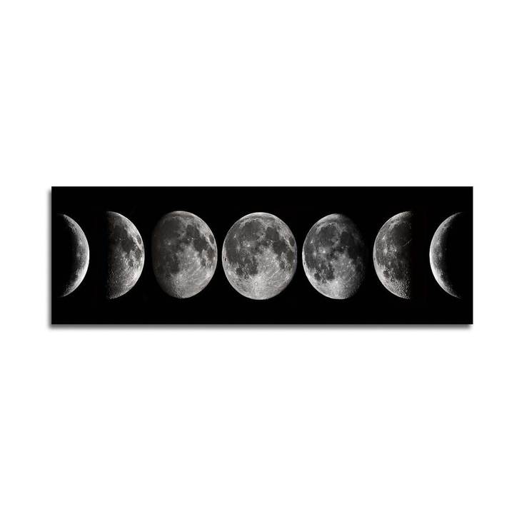 Dekoratív festmény, Wallity, 50x120cm, 100% vászon, 100% fa