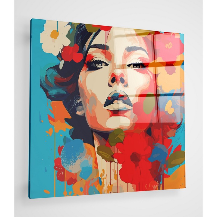 Dekoratív kép edzett üvegből, Wallity, 50x50cm, 4mm