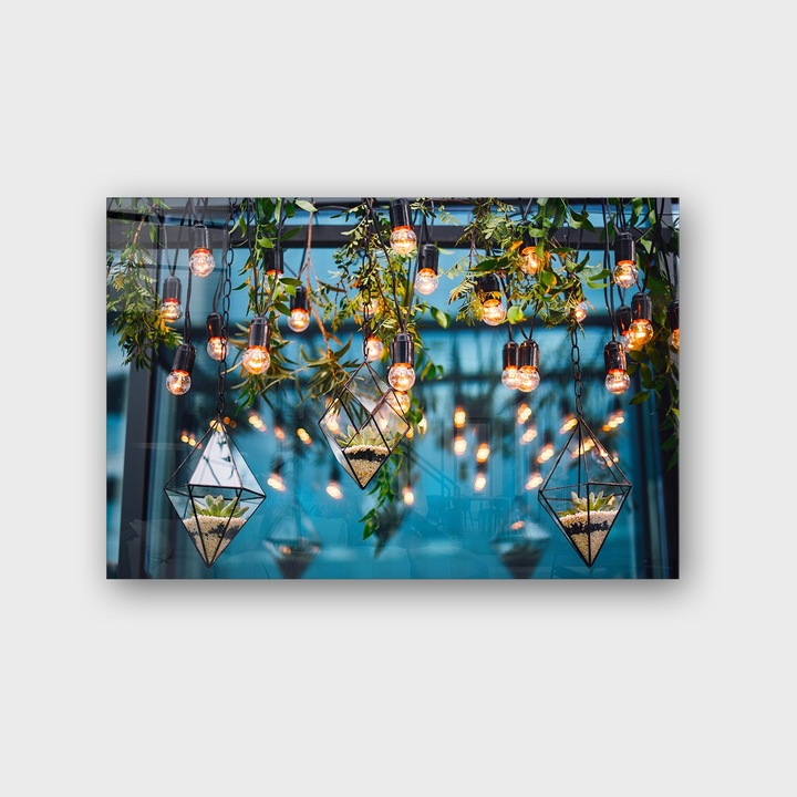 Edzett üvegből készült dekoratív kép, Wallity, 40x60cm, 4mm