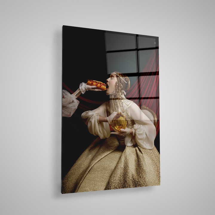 Wallity edzett üvegfestmény, 50x70cm