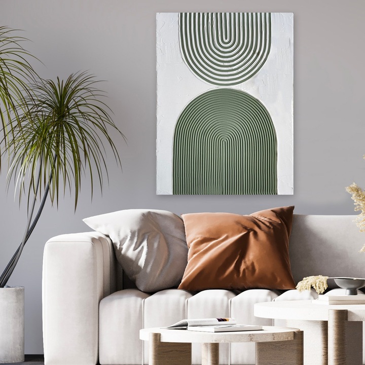 Tablou decorativ 3D, Wallity, 50x70cm, canvas, handmade