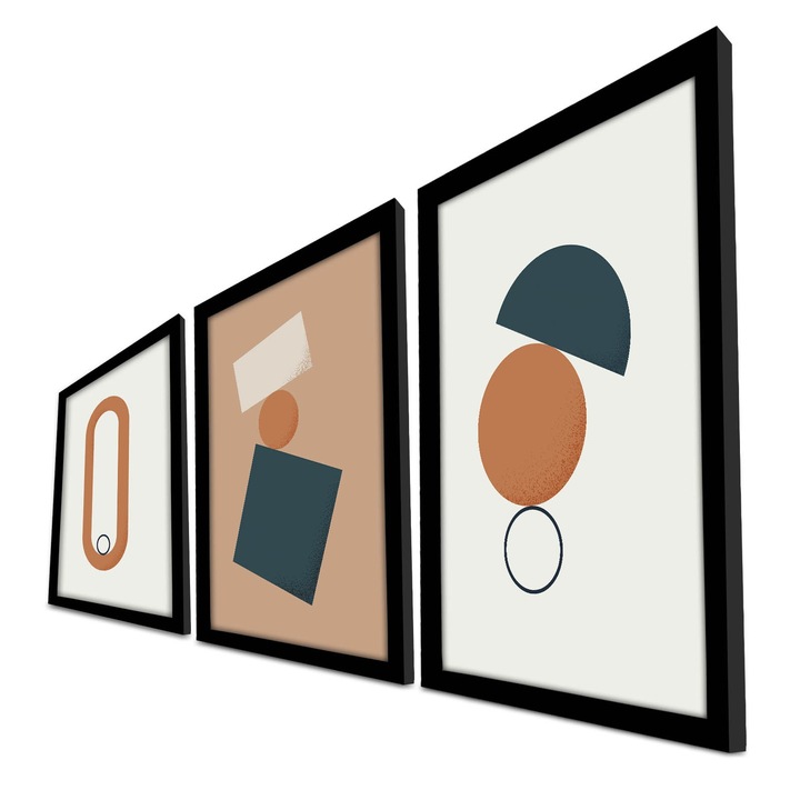 Dekoratív MDF festőkeretek (3 darabos készlet), Wallity, 38x53cm, 100% fa