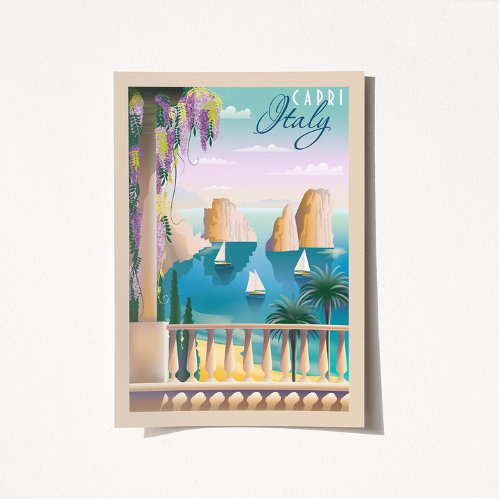 Poszter A4, Wallity, Olaszország 1960, matt, 21x29,7 cm