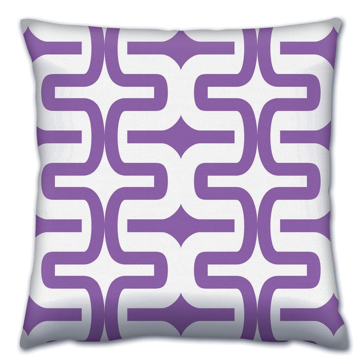 Perna decorativa, Deco, model a14139, 50% bumbac, 50% poliester, 43x43cm