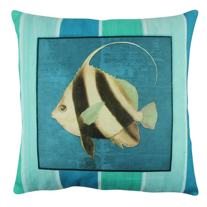 Perna decorativa, Deco, 43x43cm, bumbac, poliester, umplutura din silicon