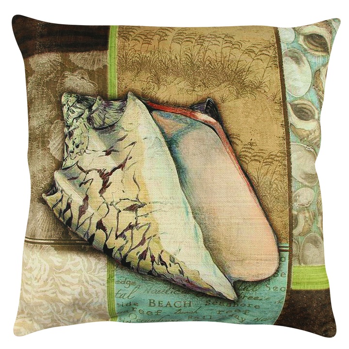 Perna decorativa, Deco, 43x43cm, 50% bumbac, 50% poliester