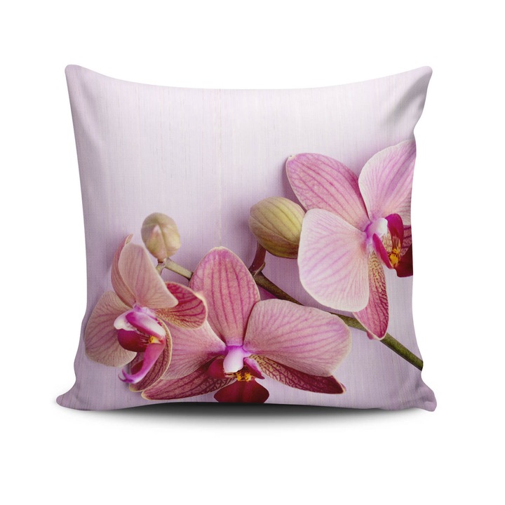 Perna decorativa, Deco, 43x43cm, umplutura din silicon, lavabila