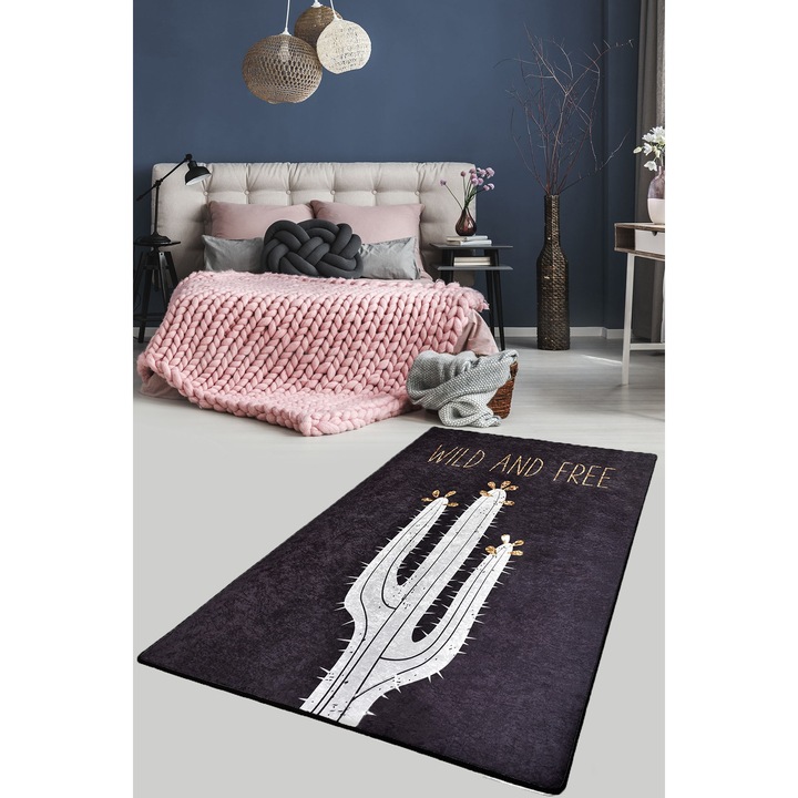 Covor de hol Conceptum Hypnose 80x300cm poliester antibacterian antiderapant