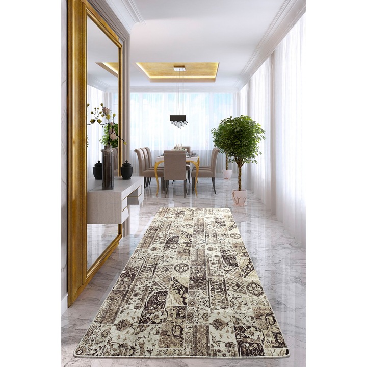 Килим за коридор, Conceptum Hypnose, 100x300 см, антибактериален, неплъзгащ се гръб