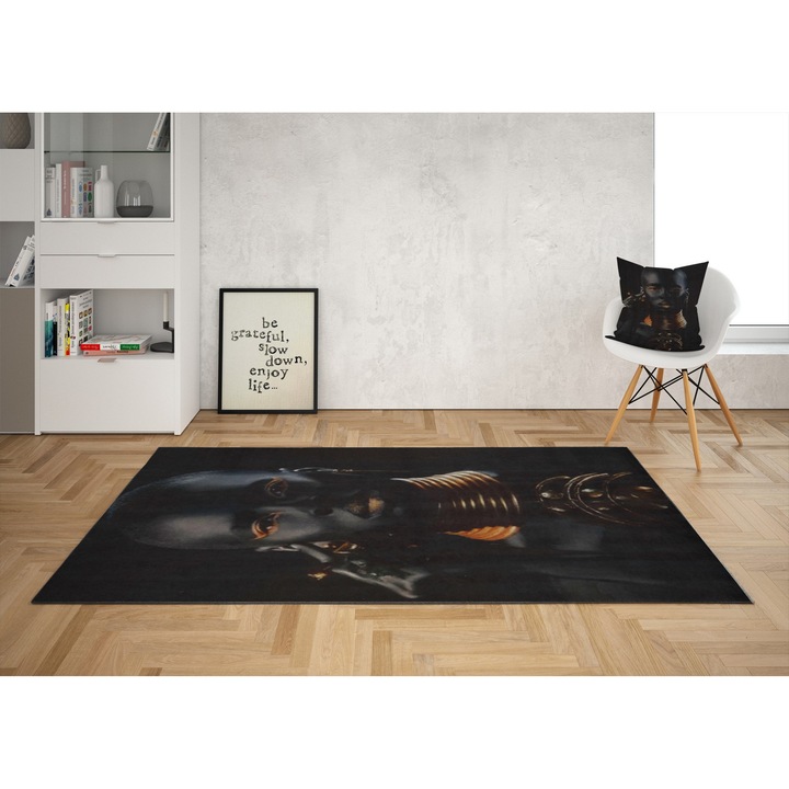 Килим Conceptum Hypnose 80x120см антибактериален неплъзгащ се полиестер