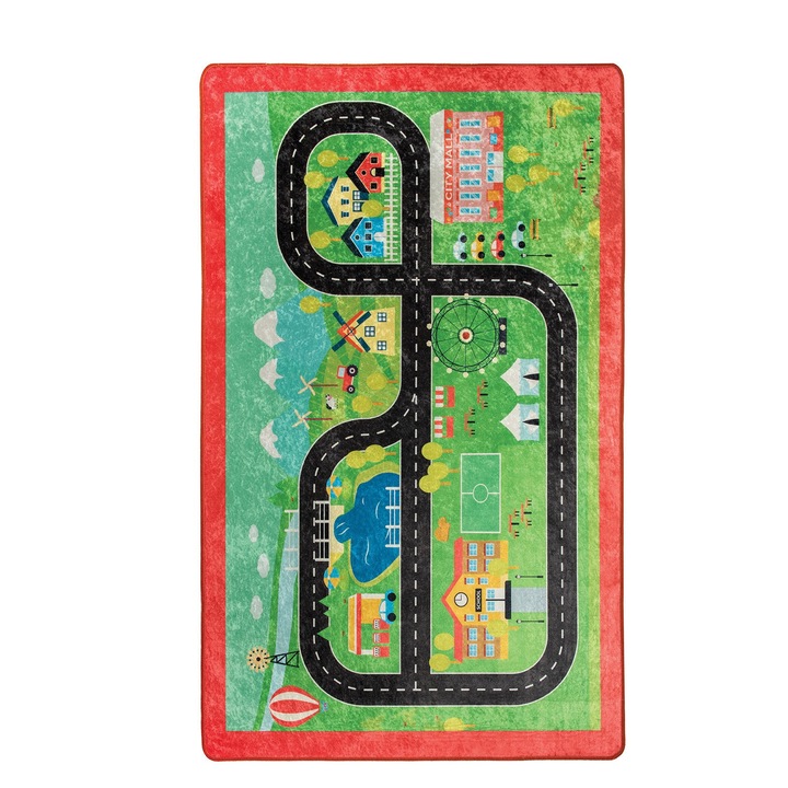 Килим, Conceptum Hypnose, 140x190 см, полиестер, неплъзгащ се гръб, може да се пере на 30°C