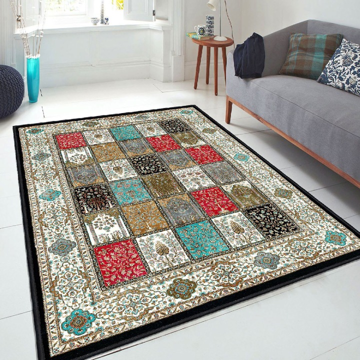 Килим за антре, Conceptum Hypnose, 80x150 см, кадифе, антибактериален, неплъзгащ се гръб