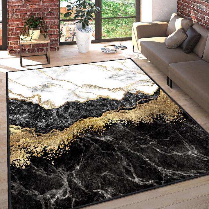 Килим за антре, Conceptum Hypnose, 100x150см, кадифе, антибактериален, неплъзгащ се