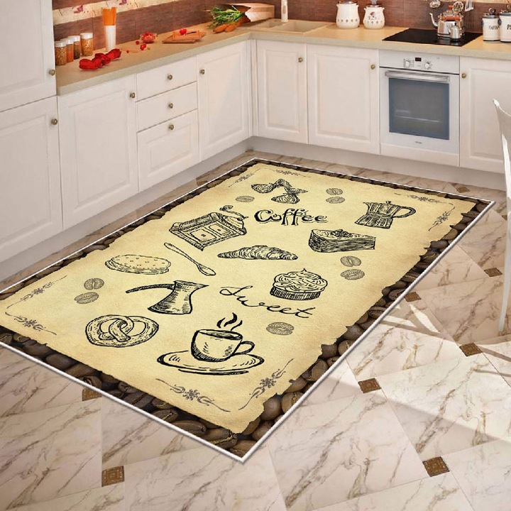 Covor, Conceptum Hypnose, 80x120cm, catifea, antibacterian, antiderapant