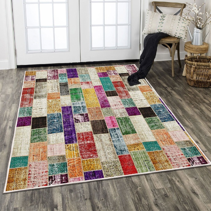 Килим за коридор, Conceptum Hypnose, кадифе, антибактериален, 100x200см