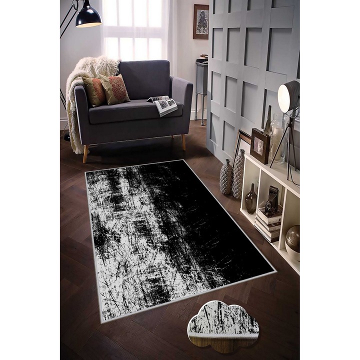 Килим, Conceptum Hypnose, 80x120 см, 100% полиестер, антибактериален, неплъзгащ се